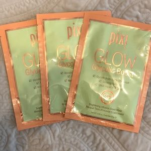 3-Pack Pixi Glow Glycolic Boost Sheet Masks